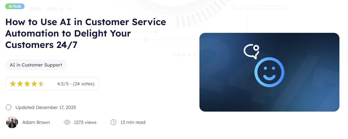 The Power of AI in Automating Support Workflows